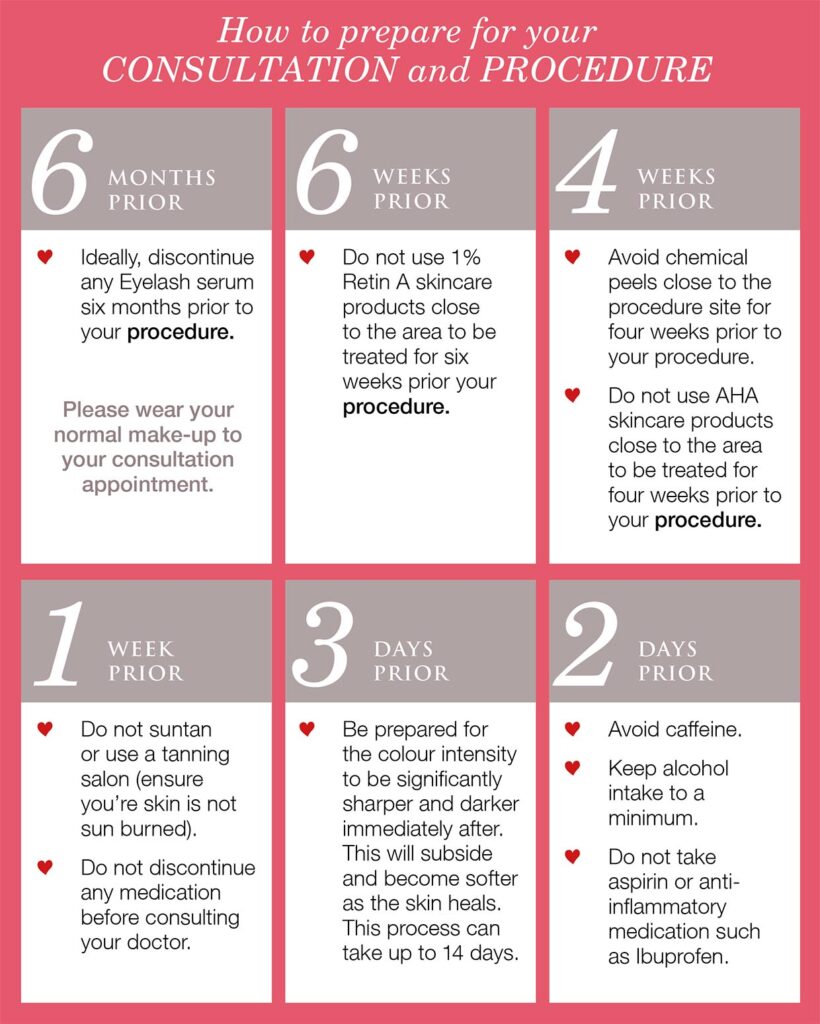 How To Prepare for a Permanent Makeup Treatment