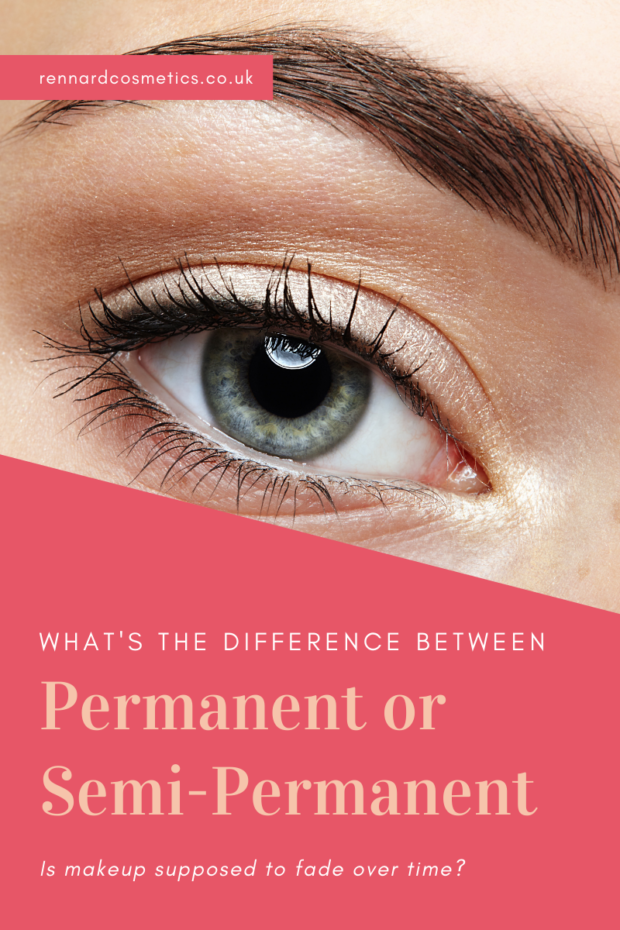 What is the difference between permanent and semi-permanent makeup